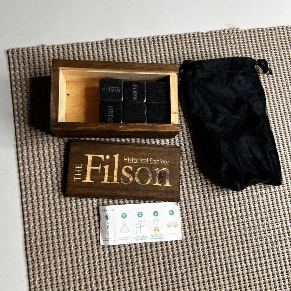 The Filson Historical Society Whiskey Stones Set Wooden Box Kentucky History